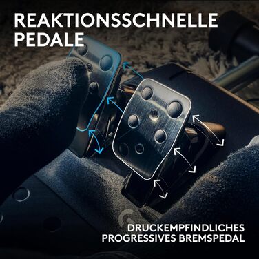 Logitech G923 Рульове колесо з педалями для Xbox, Xbox One та PC, TRUEFORCE, 1000Hz, Подвійне зчеплення