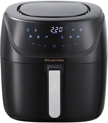 Аерофритюрниця Russell Hobbs 4 л з набором аксесуарів, 7 функцій, 10 програм, модель 27160-56, запасні гумові ніжки для гриль-пластини (6 шт.)