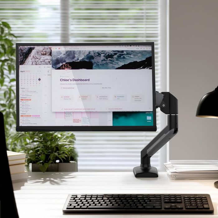 Кріплення для монітора NearHub для 2 моніторів, 13-32 дюйми, до 10 кг, сірий