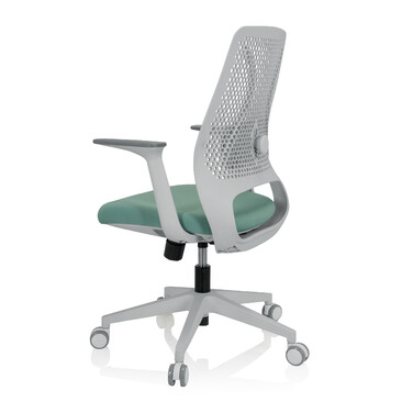Офісне крісло PARFERIO W з тканини м'ятно-зеленого кольору hjh OFFICE
