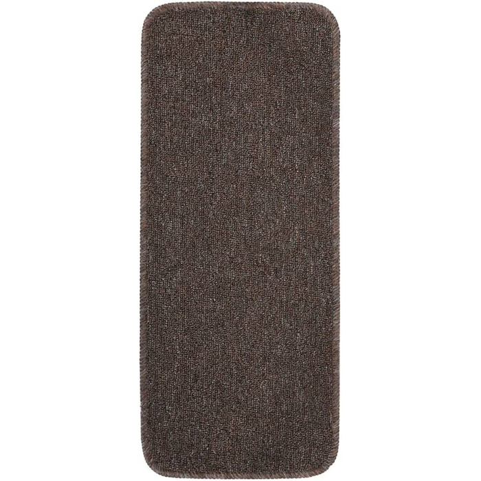 Ступінчастий килимок VidaXL ступінчасті килимки сходові килимки сходовий килимок захист сходів сходовий килимок захист сходів протиковзкий килимок 75x20 см (60 х 25 см, коричневий), 15 шт.