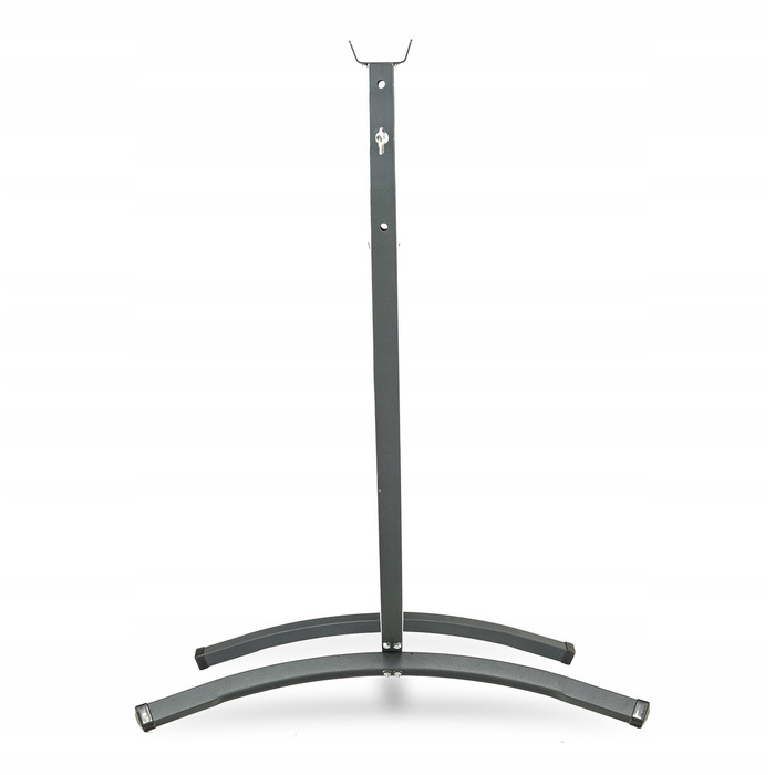 Двомісний гамак SandTropic чорний, тканинний, з металевим стійкою-каркасом, навантаження до 220 кг