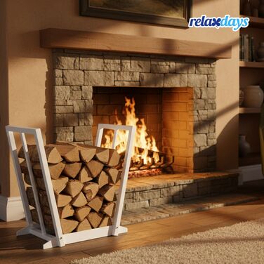 Стильна полиця для дров Relaxdays у формі V