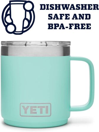 Термокружка YETI Rambler з кришкою MagSlider, 295 мл, колір Seafoam