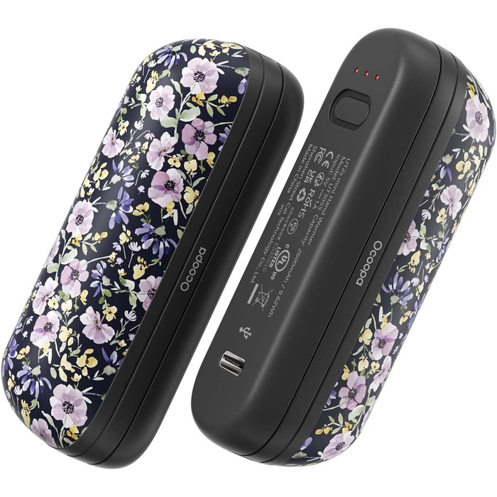 Грілки для рук OCOOPA UT2S Mini, 5200mAh, 2 шт. - Магнітні електричні грілки для рук, багаторазові, для кемпінгу та активного відпочинку