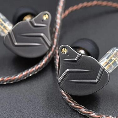 Гібридні навушники 1BA1DD HiFi Bass Metal Earbuds Спортивна гарнітура монітор