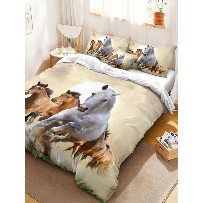 Сіра постільна білизна 180x200 см Геометричний дизайн, двостороння постільна білизна з м'якої мікрофібри, гіпоалергенна, 3-х частинна комплектація: простирадло на резинці, ковдра та 2 наволочки 80x80 см