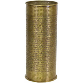 Східна зонтична підставка LAS Palmas 250 см антикварне золото вигляд кругла з алюмінію ударом молотка Унікальна металева підставка для парасольок RSH200