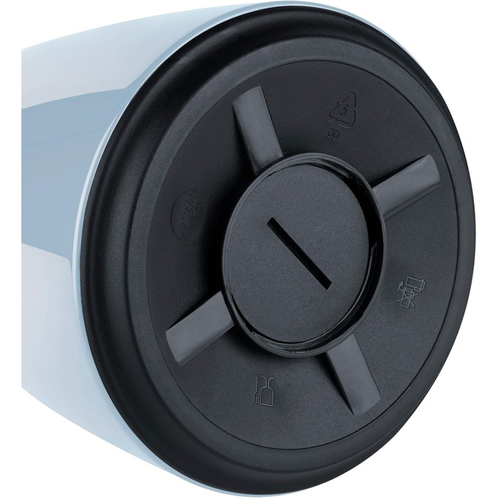 Термос Emsa Campo 1л з Quick Tip, блакитний | З нержавіючої сталі, 12 год тепла, 24 год холоду | Легке миття