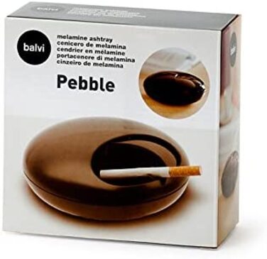 Попільничка Balvi-Pebble 24381 з кришкою 13,9 см чорна
