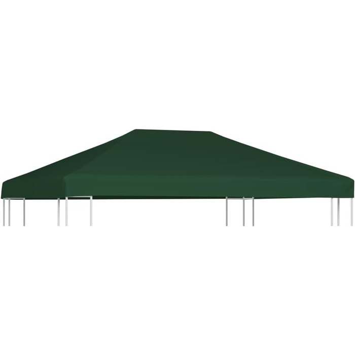 Накриття для альтанки 310 г/м 4x3м Заміна даху Marquee Брезентовий дах (зелений)