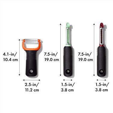 Набір для чищення овочів OXO Good Grips, 3 шт. (Ріпа, Фенхель, Ямс)