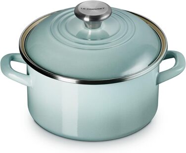 Le Creuset Супниця емальована на сталі, 3.8 л, колір 'Морська сіль'