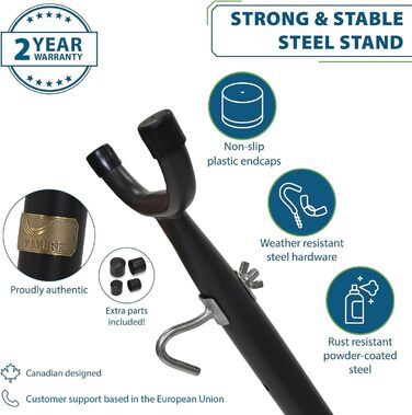 Гамак Vivere Doppel Baumwolle з підставкою 250 см, Salsa - для двох осіб, бавовна