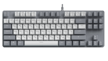 Дротова механічна клавіатура GamePro Genesis Metallic (MK110G) 87% Red switches