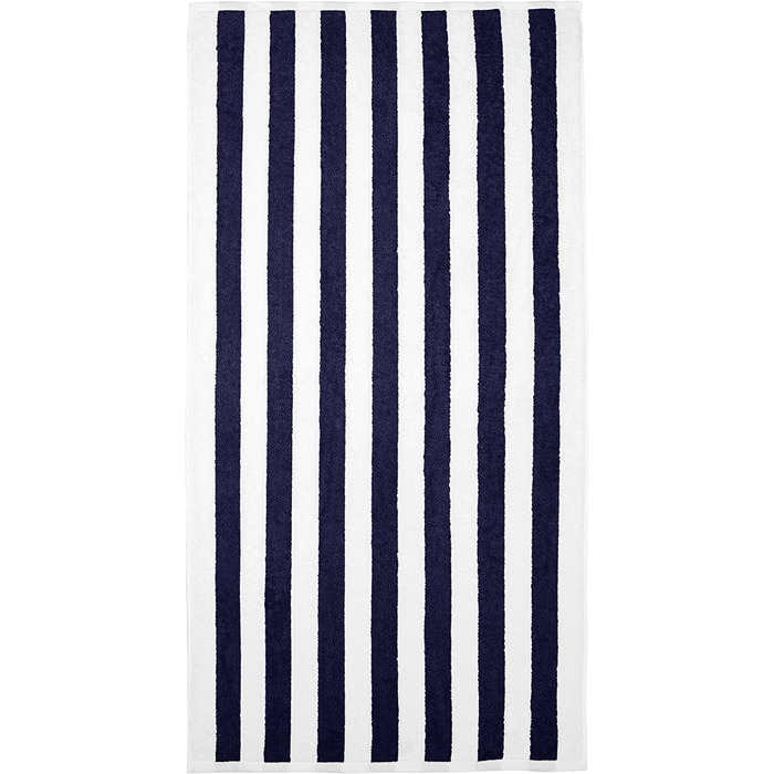 Пляжні рушники Amazon Basics 2 шт 76x152 см біло-сині