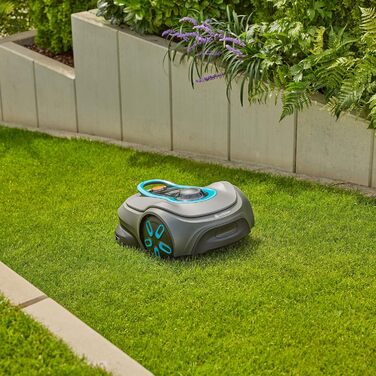 Робот-газонокосачка Gardena Smart Sileno Free Set 600 м²: LONA Intelligence, обрізка по краях, без кабелю, тиха робота, керування через додаток (19921-20)