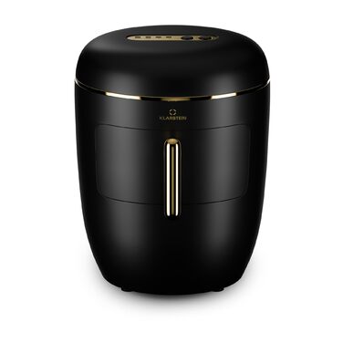 Машина для льоду Klarstein для дому, кемпінгу та ресторану: швидка міні-машина для льоду, професійна, самоочисна, 2.3л контейнер, 15 кг/24 год, чорна