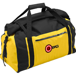 Рулон багажу для мотоцикла - водонепроникний, захищений від розривів, світловідбивачі - м'яка ручка для перенесення, включаючи плечовий ремінь, 80-літрове місце для зберігання, жовтий, 04 -