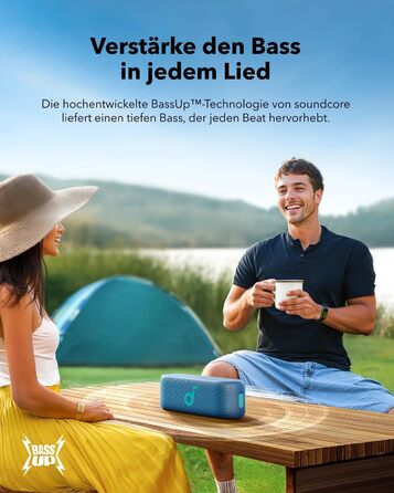 Soundcore Select 2S: Портативна Bluetooth-колонка з 20W, BassUp™ та IPX7 захистом (синій)