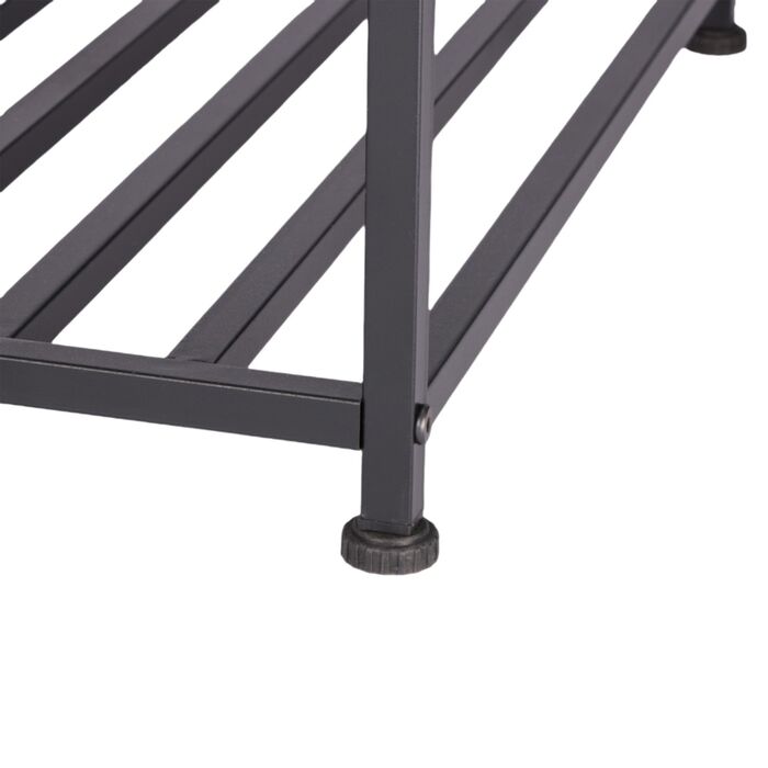 Relaxdays Додатковий столик індустріального стилю з полицею