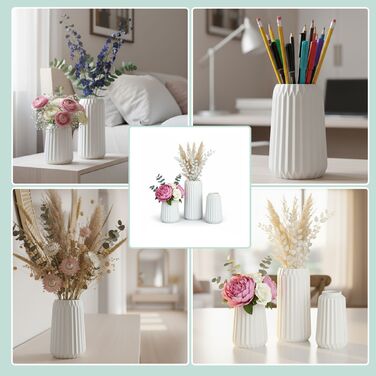 Набір ваз Relaxdays (3 шт.)