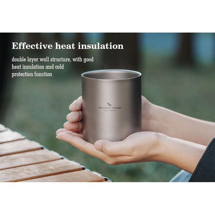 Термокружка iBasingo Titan 350мл з кришкою, з подвійними стінками, для дому, офісу, кемпінгу, подорожей