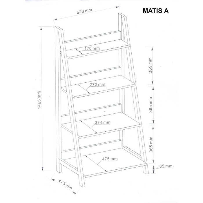 Стелаж MATIS A