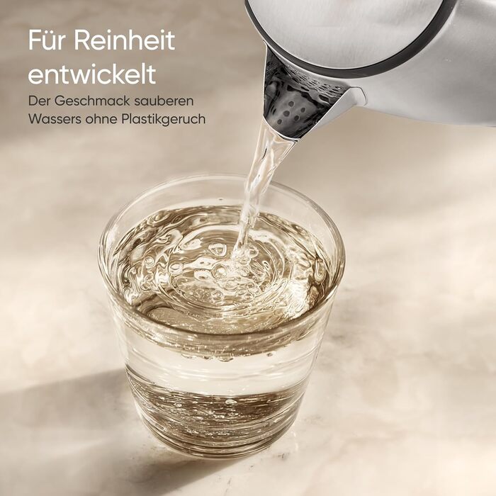 Електричний чайник COSORI з лебединим носиком, 0.8 л, регулювання температури, 80°C - 100°C, функція підтримки тепла до 60 хв, чорний (з нержавіючої сталі)