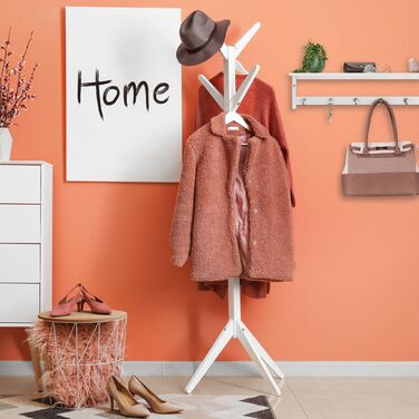 Настінна вішалка Relaxdays з полицею