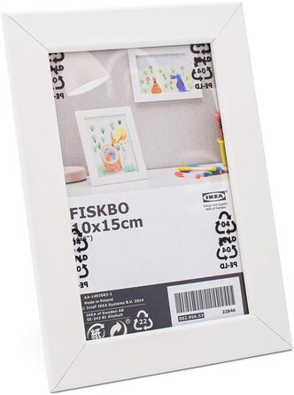 Рамка для фотографій Ikea Fiskbo, 10x15 см, 12 шт. , біла