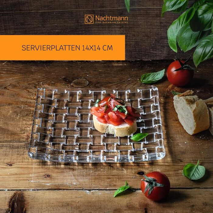 Нічніман Таця для тортів з кришкою Ø 32 см, Bossa Nova, 99528, кришталеве скло, таця для тортів та випічки (набір таць 14 см)