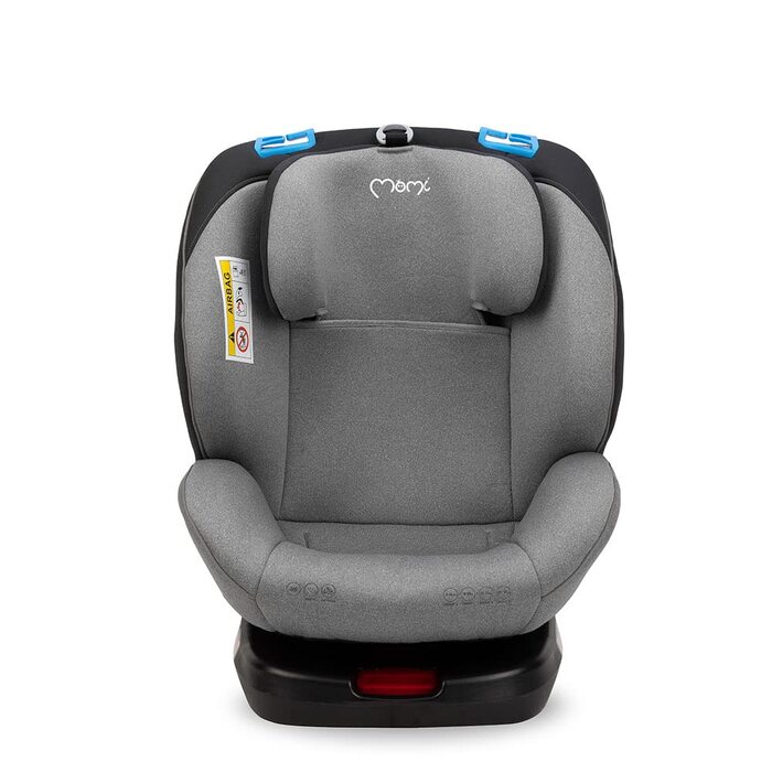 Автокрісло MoMi TORDI 0-12 років (група 0-3, 3-36 кг), поворотне, ISOFIX, Top-Tether, Grey