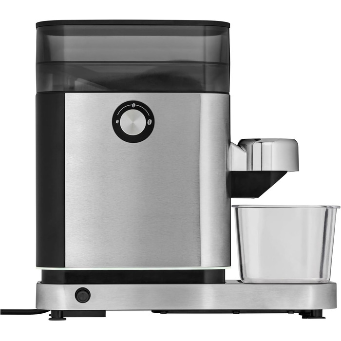 Кавомолка WMF Lumero: 1400 Вт, 15 bar, для еспресо та паді, з капучинатором, нержавіюча сталь матова