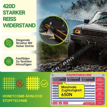 Чохол для садово-патіо меблів Enzeno, 242x182x100 см, водовідштовхуючий, 420D Oxford, захист від зими, для саду та тераси