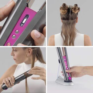 Випрямляч для волосся Dyson Corrale Copper мідний, бездротовий, з гнучкими пластинами