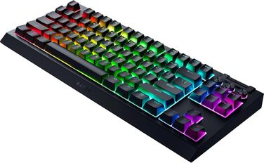 Механічна ігрова клавіатура Razer BlackWidow V4 TKL HyperSpeed з Green Switch (RGB Chroma, 6 макро-клавіші, QWERTZ DE-Layout)