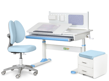 Комплект (L) ErgoKids TH-325 Grey (парта + крісло + тумба) (арт. TH-325 + Y-412 Lite + BD C3 _GREY)