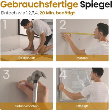 EMKE® LED дзеркало для ванної кімнати 80x60 см з підсвічуванням, сенсорне, регулювання яскравості, протитуманне, 3 кольори світла, годинник, IP44