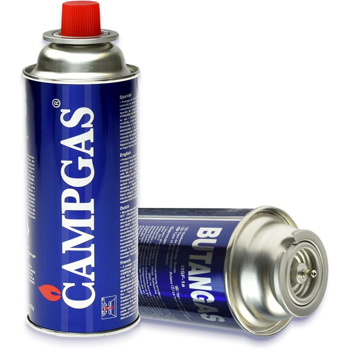 Газовий набір Kochmann CAMPGAS для кемпінгу: плитка, кейс, 8 картриджів