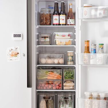 Кюхонні контейнери для зберігання MineSign, 4 шт., висувні, прозорі, пластикові, 2L + 1XL