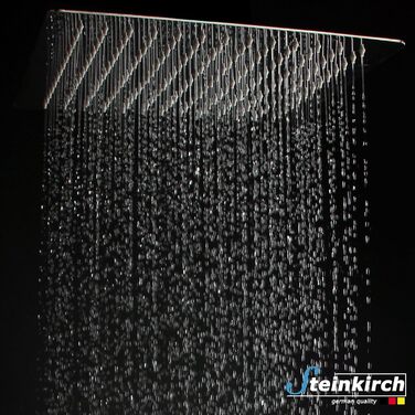 Душова лійка для тропічного душу Steinkirch XXL 40x40 см Тропічний душ V304 Нержавіюча сталь полірована