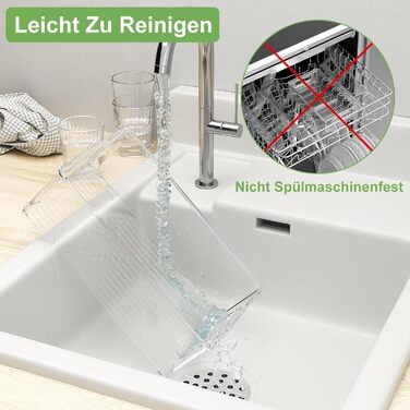 Організатор для холодильника FINEW, набір 12 шт (4 маленькі, 4 середні, 4 великі), прозорі контейнери для зберігання, BPA free