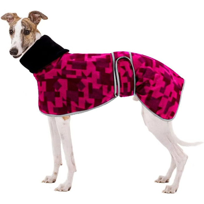 Зимовий светр Whippet Fleece, на теплій підкладці, регульований, розмір L, рожевий