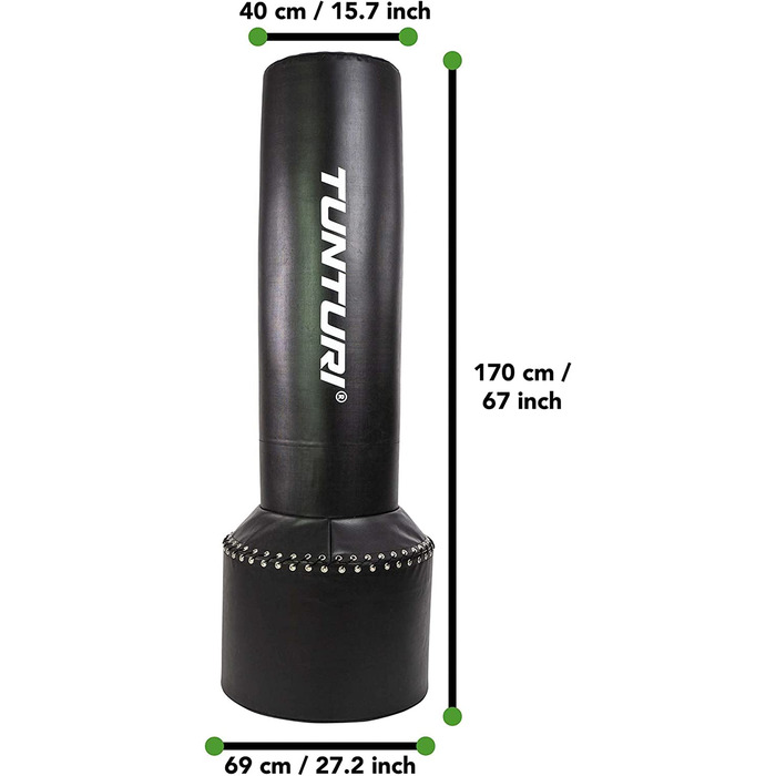 Боксерська груша Tunturi / окремо стоїть боксерська груша / боксерська підставка окремо стоїть / боксерська підставка-міцний Боксерський мішок для ММА, боксу , тренувань - для дорослих (новачків і професіоналів) - 170 см