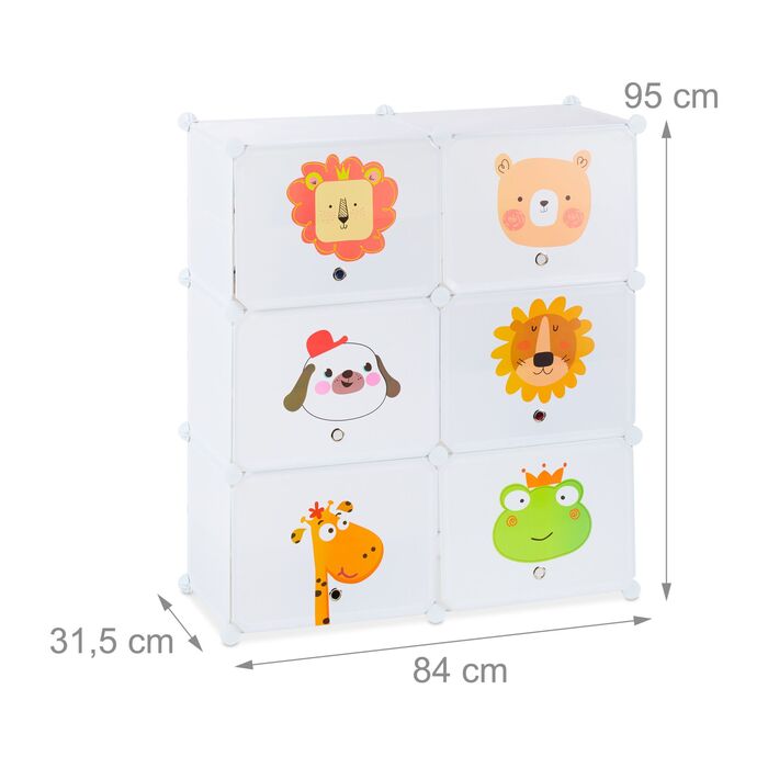 Стелаж для взуття для дітей Relaxdays - легко збирається