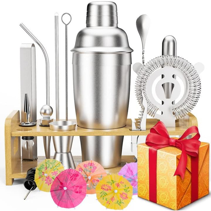 Набір для приготування коктейлів з нержавіючої сталі 750 мл - ідеальний подарунок для барменів