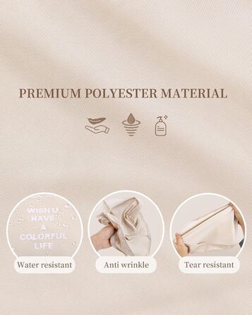 Набір органайзерів для подорожей Anjing (11 предметів), водонепроникні пакувальні куби для валізи, навігаційні органайзери для одягу, темно-синій/бежевий