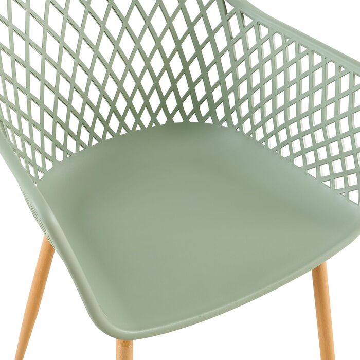 Набір садово-розслаблюючих крісел 4 шт. для тераси, балкону та саду, 120 кг, сіро-зелений