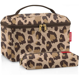 Набір Reisenthel Beautycase: косметичка та прямокутна сумочка для свят, 17 x 18 x 17 см + 21 x 8 x 4 см, Leo Macchiato Набір Reisenthel Beautycase: косметичка та прямокутна сумочка для свят, 17 x 18 x 17 см + 21 x 8 x 4 см, Leo Macchiato